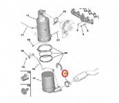 Citroen DS4 Egzoz Kelepçesi