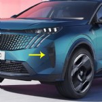 Peugeot 3008 P64 Ön Tampon Kenar Kapağı Sağ Sol Takım Orjinal