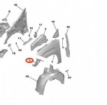 Peugeot Rifter Ön Çamurluk Bağlantı Braketi Sol